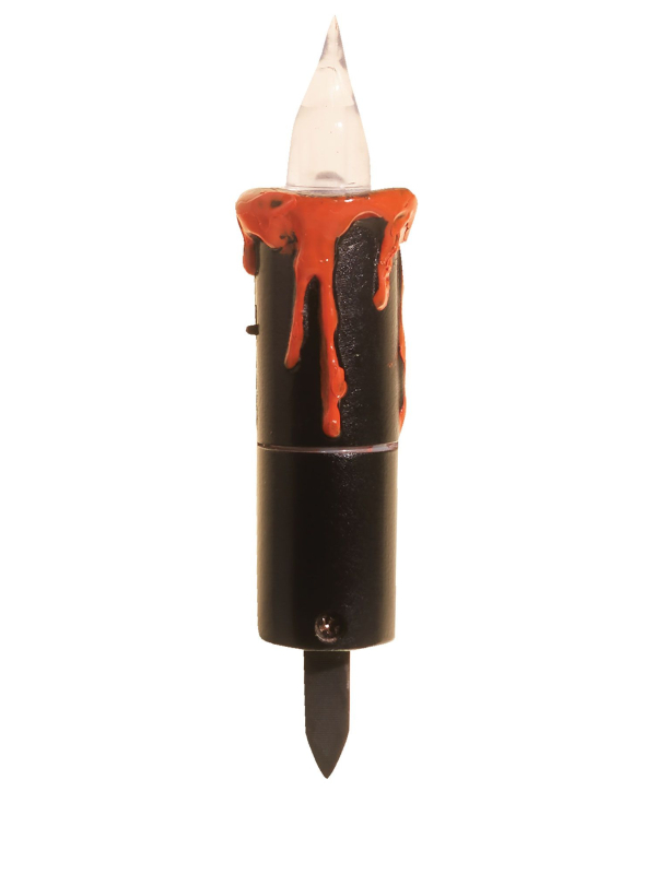Bougie LED Noire pour éclairage de citrouille Halloween