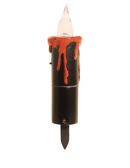 Bougie LED Noire pour éclairage de citrouille Halloween