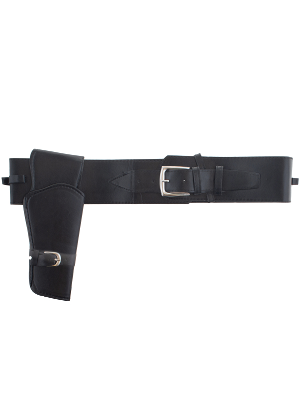 Holster de Cowboy avec Ceinture - Aspect cuir | Accessoire Western