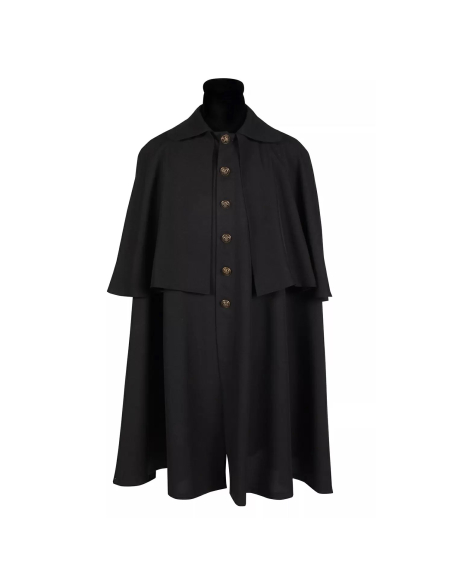 Manteau de Cocher Époque Victorienne et Second Empire - Costume Historique Luxe