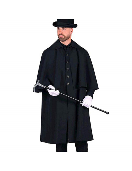 Manteau de Cocher Époque Victorienne et Second Empire - Costume Historique Luxe