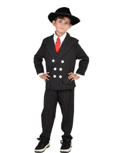 Costume de Gangster Enfant Années 20 : Style Al Capone du 4 au 16 Ans
