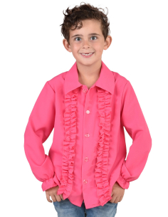 Chemise Disco à volants garçon du 5 au 16 ans - Couleurs au choix 2