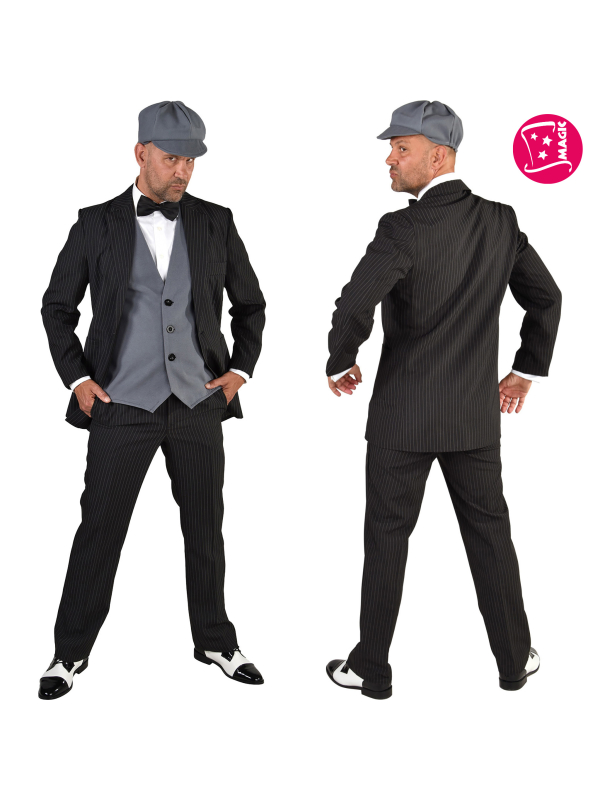 Déguisement Peaky Blinder 4 pièces pour homme du XS au XXL