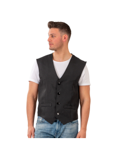 Gilet noir pour homme du S au XXXL