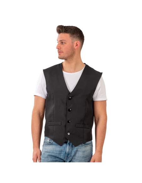 Gilet noir pour homme du S au XXXL