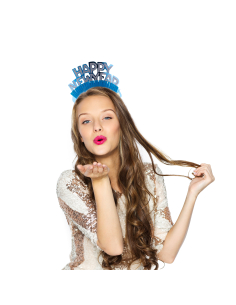 Serre-Tête Happy New Year avec Paillettes – Lot de 25 en Couleurs Variées 2