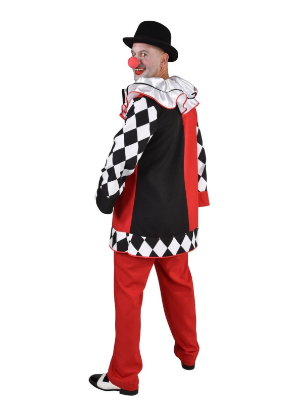 Costume clown, cirque, Arlequin Homme