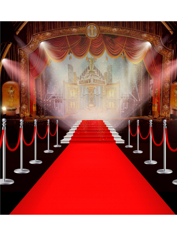 Tapis Rouge 460x60cm en Velours Ras – La Touche Élégante pour vos Événements