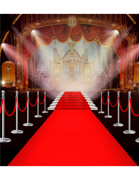 Tapis Rouge 460x60cm en Velours Ras – La Touche Élégante pour vos Événements