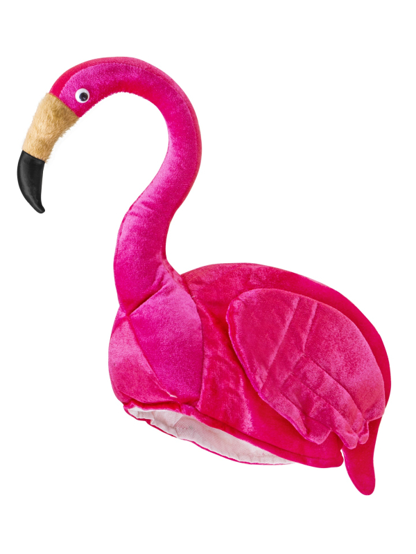 Chapeau Flamant Rose Adulte en Velours – Accessoire Fun et Coloré pour vos Soirées Tropicales