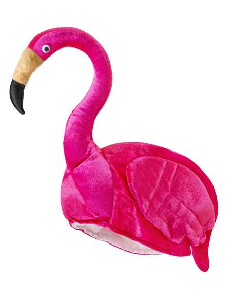 Chapeau Flamant Rose Adulte en Velours – Accessoire Fun et Coloré pour vos Soirées Tropicales