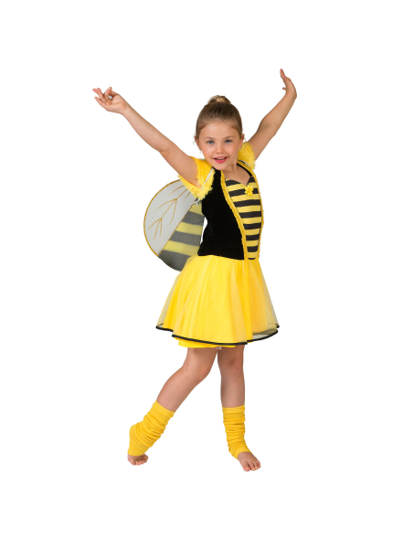 Déguisement d’Abeille pour Fille : Robe Tutu Jaune et Noir Disponible de 1 à 10 Ans