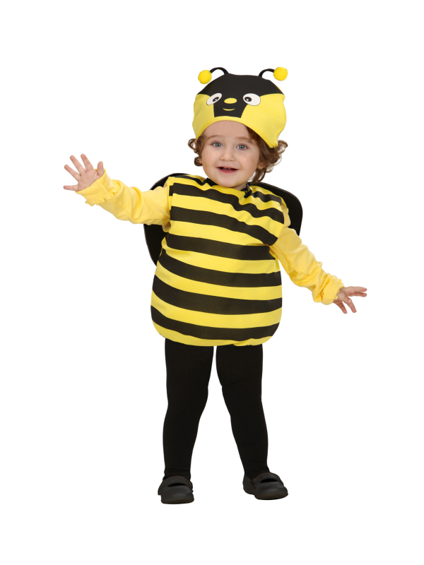 Déguisement d'Abeille enfant 1-3 ans avec ailes et coiffe : Carnaval