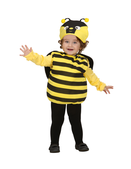 Déguisement d'Abeille enfant 1-3 ans avec ailes et coiffe : Carnaval