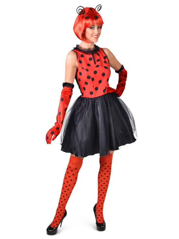 Déguisement coccinelle femme sexy de tailles S à XXL