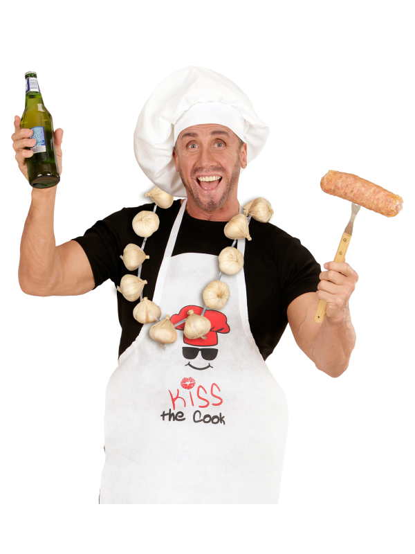 Collier Gousse d'Ail : L'Accessoire Indispensable pour Halloween et Chef Cuisinier