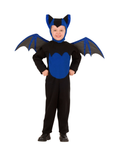 Déguisement de chauve-souris enfant halloween (déguisement, cagoule et ailes du 3/4 au 5-7 ans