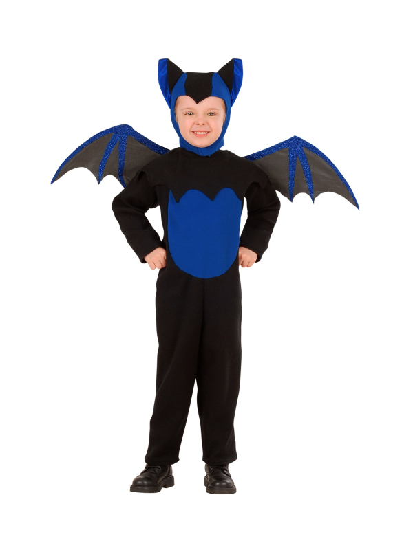 Déguisement de chauve-souris enfant halloween (déguisement, cagoule et ailes du 3/4 au 5-7 ans