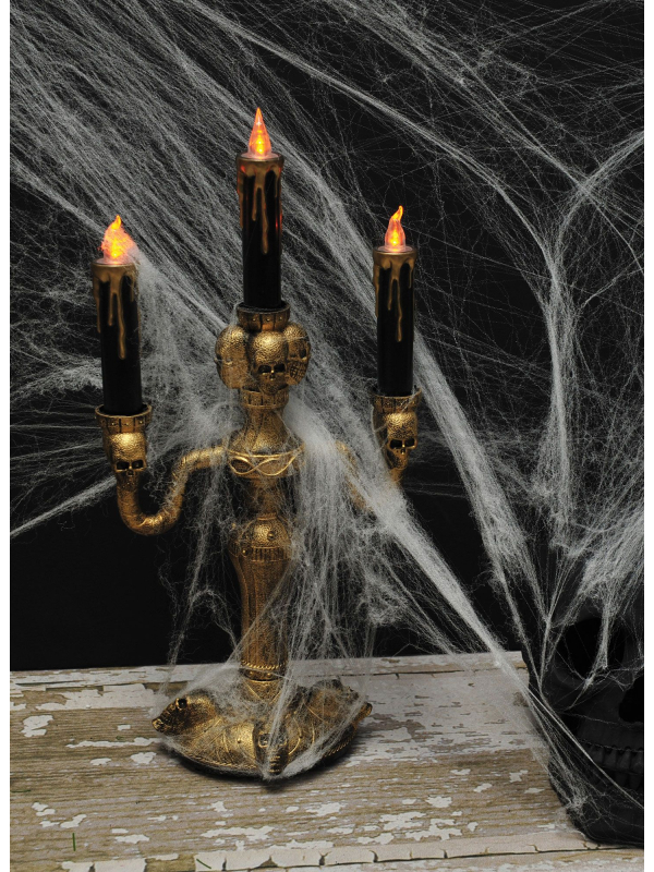 Candélabre Halloween : Éclairez Votre Table avec Élégance et Mystère