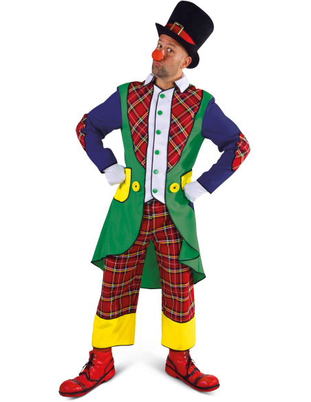 Costume de Clown pour adulte, tailles disponibles du XS au XXL