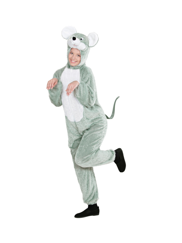 Déguisement de souris grise adulte en peluche | Carnaval, fête thème animaux