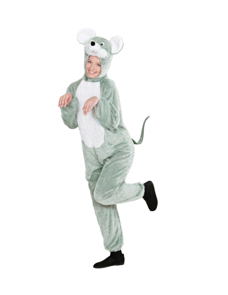 Déguisement de souris grise adulte en peluche | Carnaval, fête thème animaux