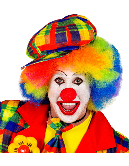 Casquette de clown adulte multicolore : Cirque, Carnaval, Animation