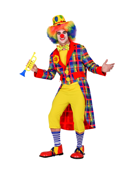 Veste Queue de Pie de Clown Multicolore pour Adulte, du S au XXL