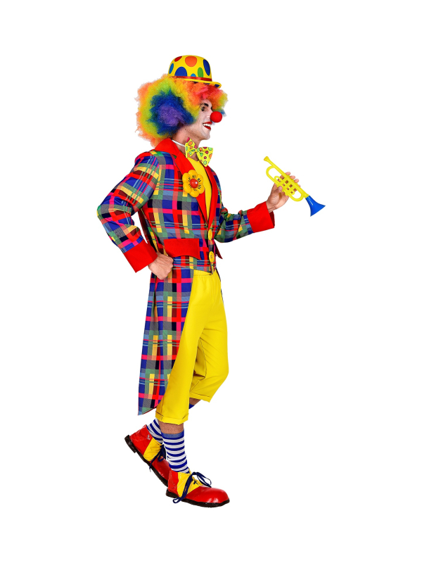 Veste Queue de Pie de Clown Multicolore pour Adulte, du S au XXL