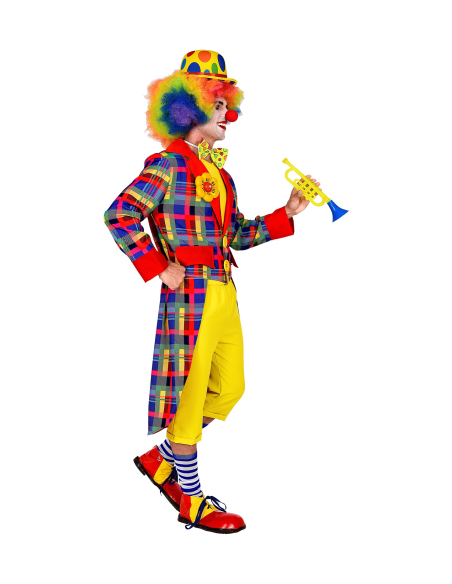 Veste Queue de Pie de Clown Multicolore pour Adulte, du S au XXL