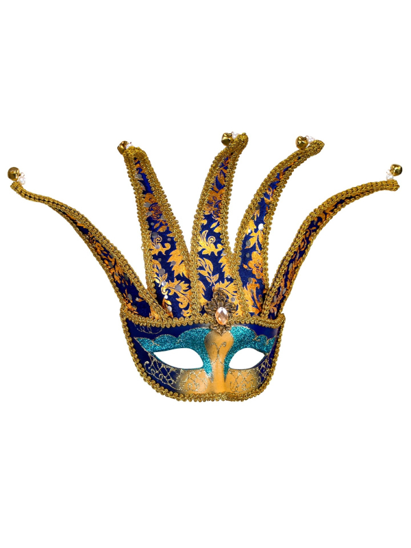 Masque Carnaval de Venise de Joker avec clochettes