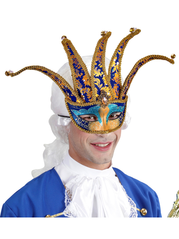 Masque Carnaval de Venise de Joker avec clochettes