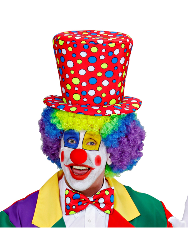 Set Clown adulte avec chapeau Haut de forme et nœud papillon - Cirque, Carnaval, Animation