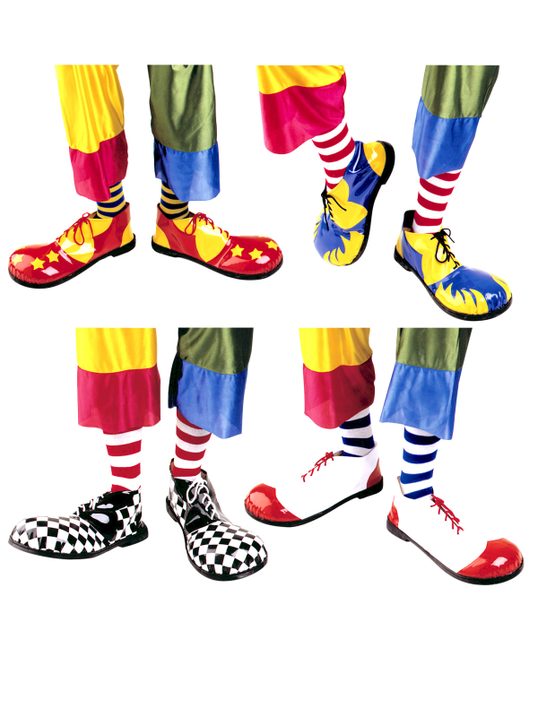 Chaussures de Clown adulte avec semelle en dur