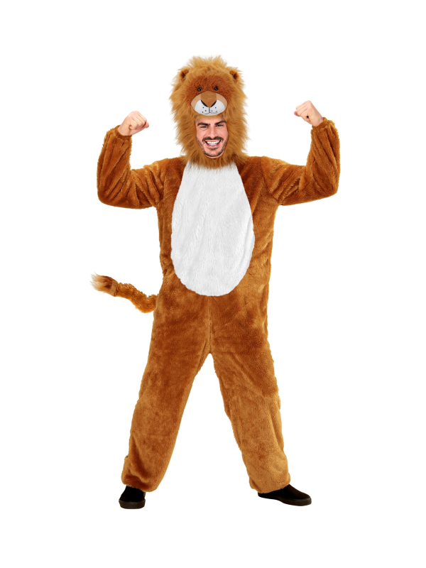 Déguisement de Lion pour adulte Haute Qualité : Roi des animaux, Carnaval