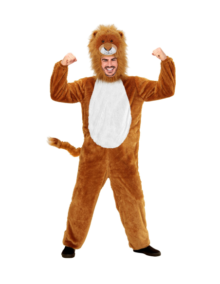 Déguisement de Lion pour adulte Haute Qualité : Roi des animaux, Carnaval