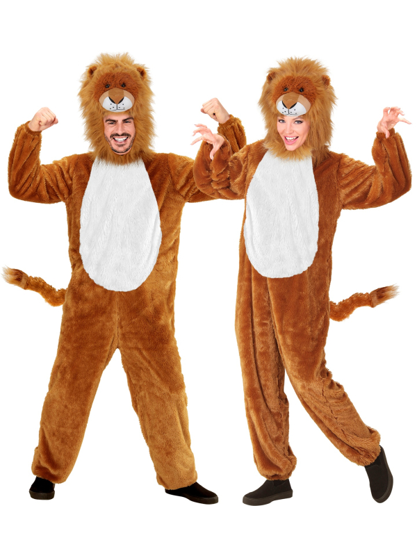Déguisement de Lion pour adulte Haute Qualité : Roi des animaux, Carnaval