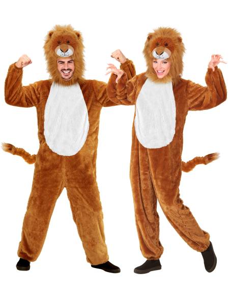 Déguisement de Lion pour adulte Haute Qualité : Roi des animaux, Carnaval