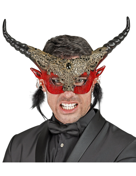 Masque de Diable Luxe – Original et Mystique pour Halloween et Carnaval