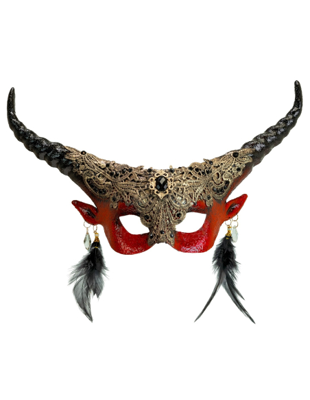 Masque de Diable Luxe – Original et Mystique pour Halloween et Carnaval