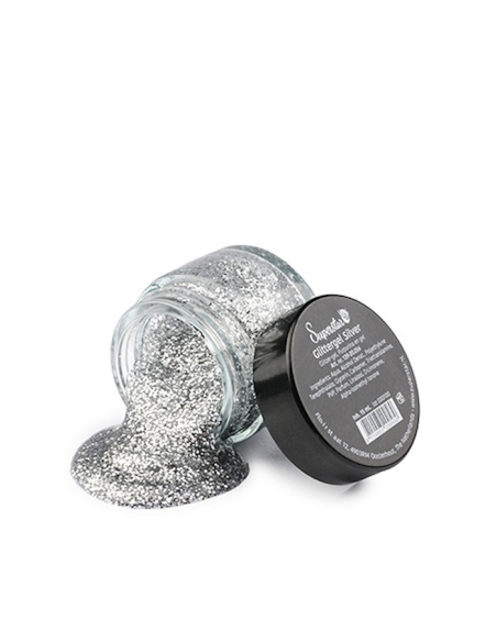 Gel Pailleté (Glittergel SuperStar) 15ml argent