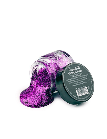 Gel Pailleté (Glittergel SuperStar) 15ml violet