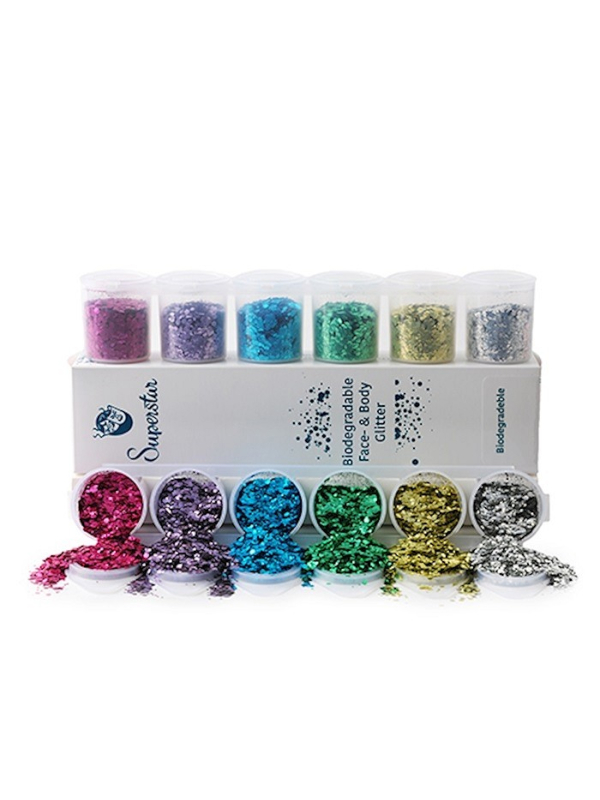 Paillettes épaisses biodégradables 90 ml : Maquillage Superstar