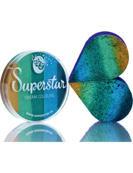 Maquillage Visage et Corps Superstar - Gamme Dream Couleurs Emeraude 45 g