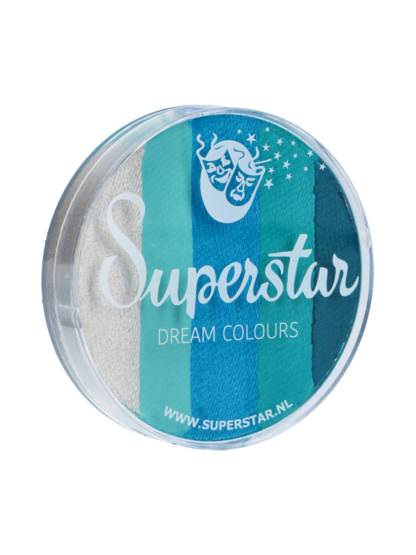 Maquillage Visage et Corps Superstar - Gamme Dream 45 g - Dégradé Bleu et Argent