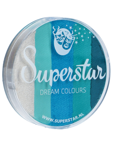 Maquillage Visage et Corps Superstar - Gamme Dream 45 g - Dégradé Bleu et Argent
