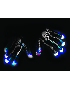 Paire de Gants Lumineux Squelette : Illuminez Vos Soirées d'Halloween 2