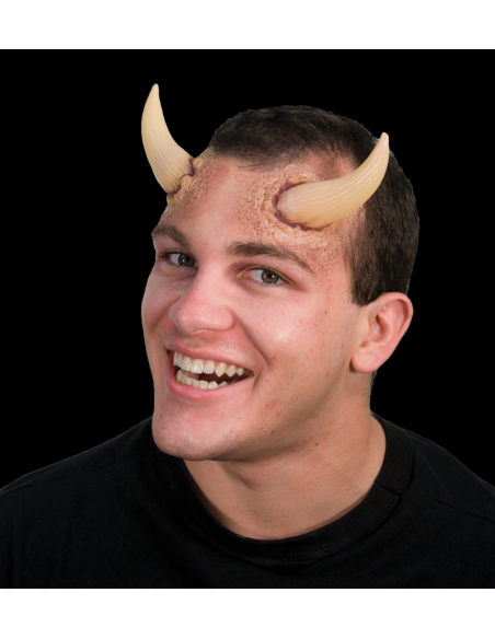 Grandes Cornes Universelles en Latex - Woochie : Accessoire de maquillage FX pour Halloween
