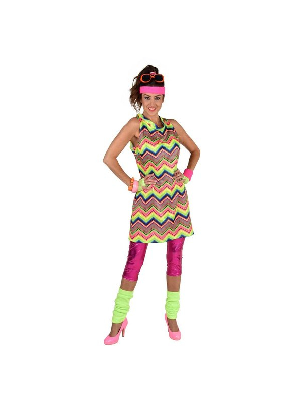 Déguisement années 80 femme fluo/Néon du S au XXL